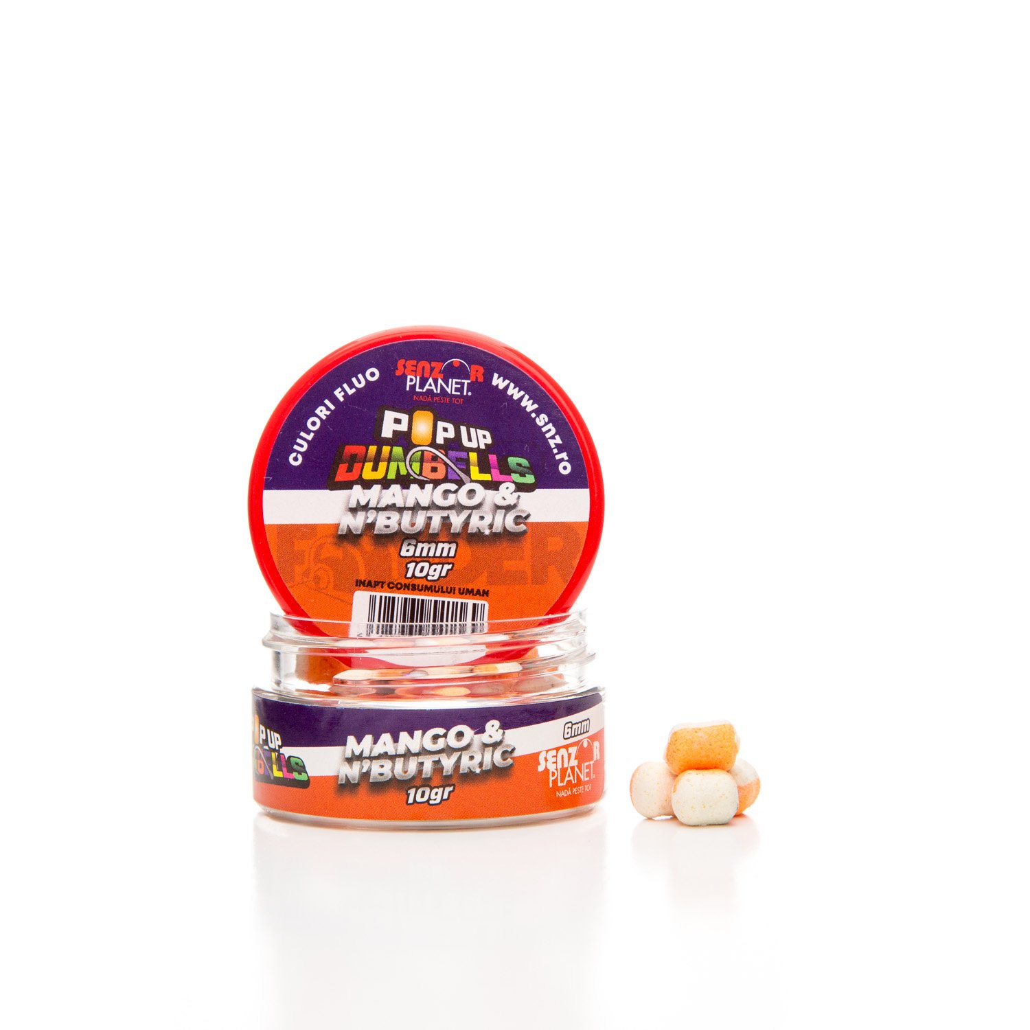 Dumbells Bicolor Mango & N'Butyric 6mm