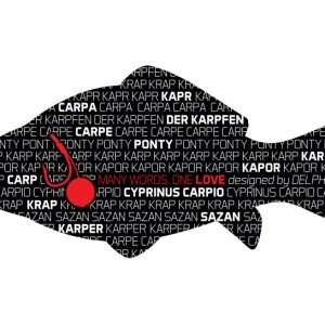 Aufkleber Karpfen Serie Words