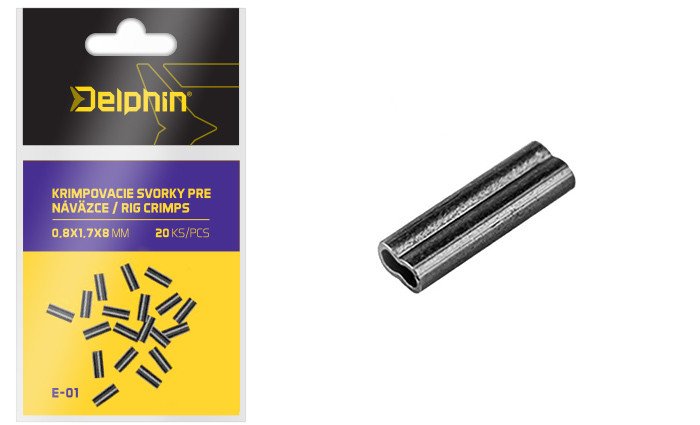 Double Rig Crimps 1,2x2,6x8mm