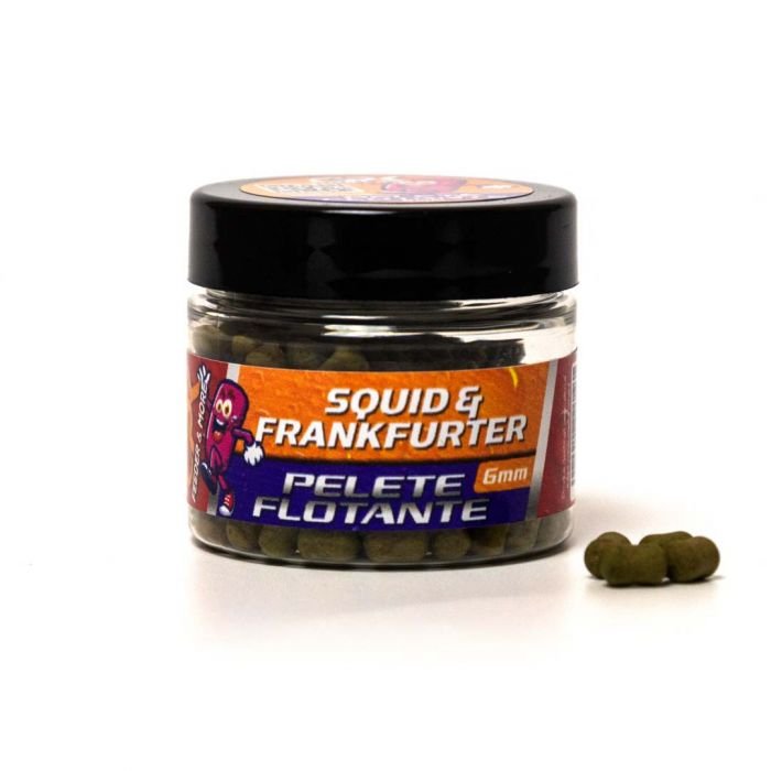 Squid-Frankfurter Floating Pellets