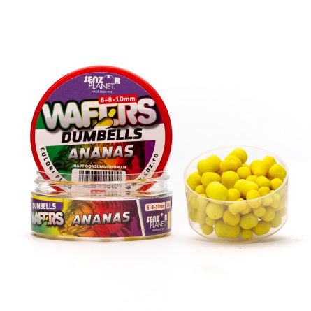 Wafters Dumbells Ananas 6-8-10mm