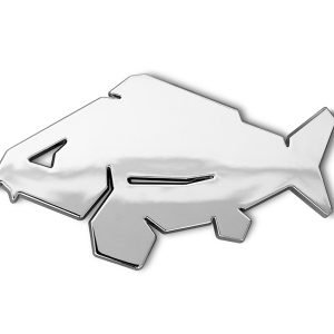 3D-Aufkleber Delphin CARP Chrom