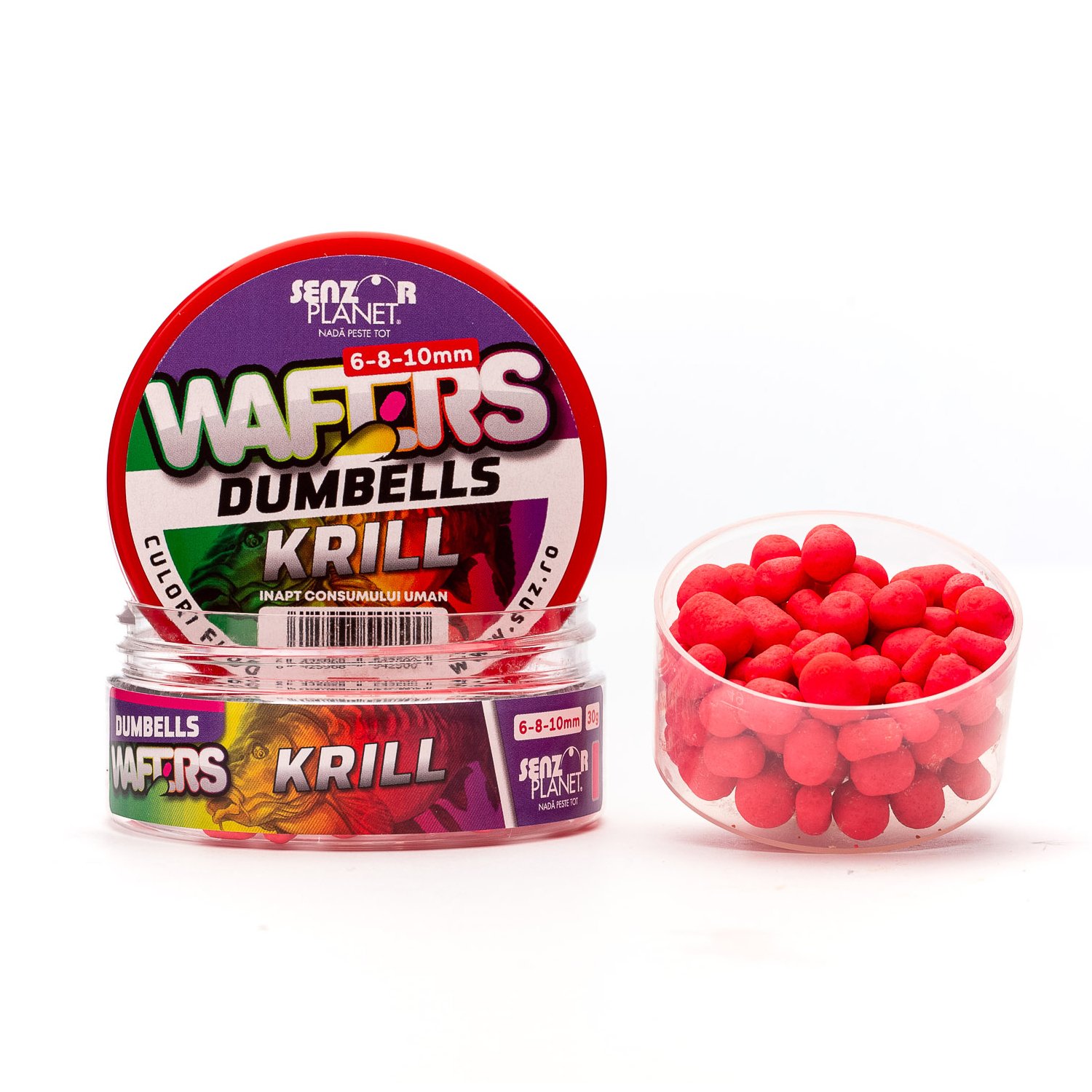 Wafters Dumbells Krill 6-8-10mm