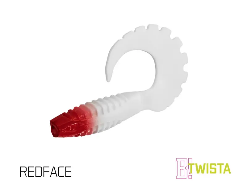 Delphin Gummiköder TWISTA 10cm RedFACE – Bild 2